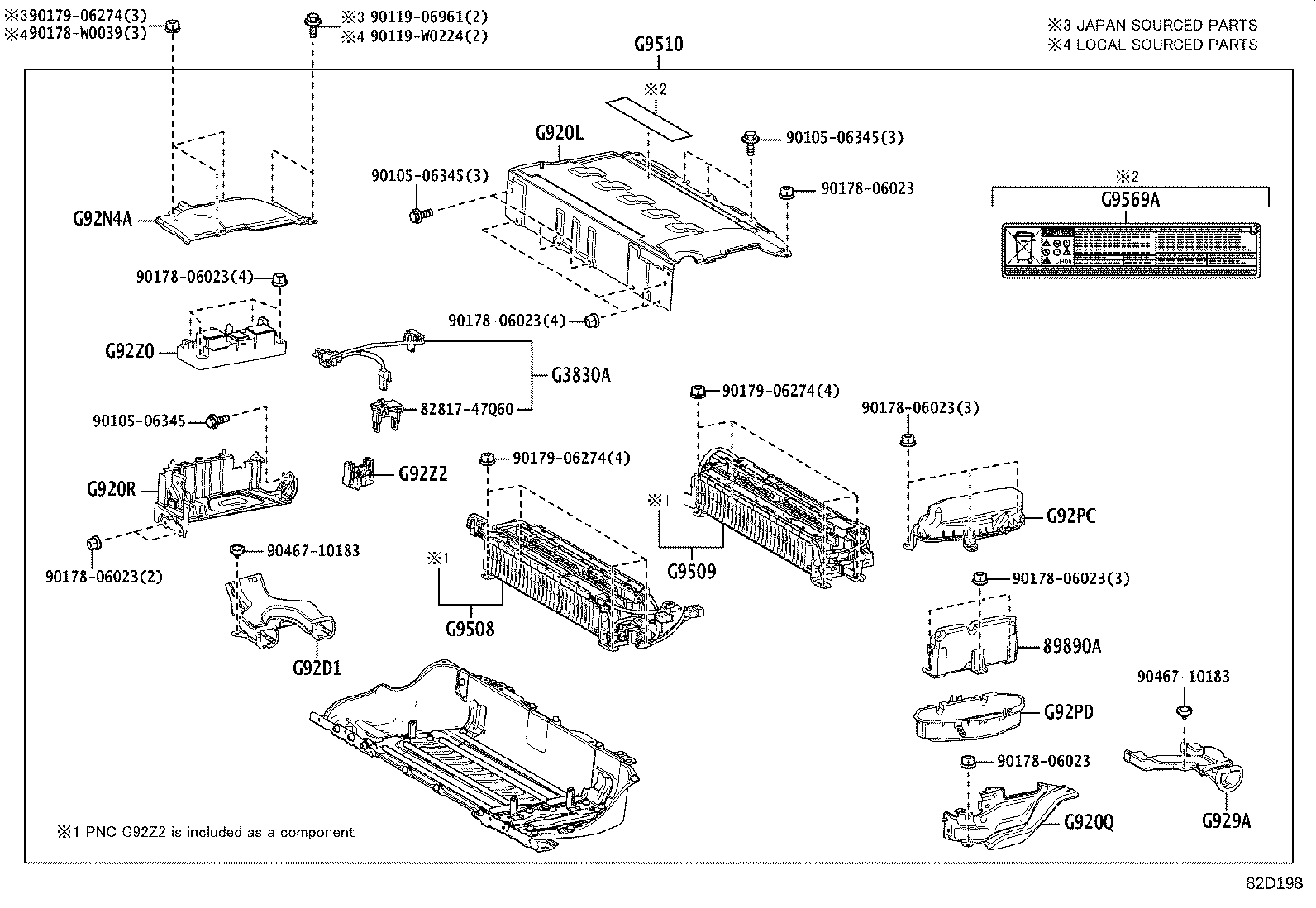 Cable de la batería
