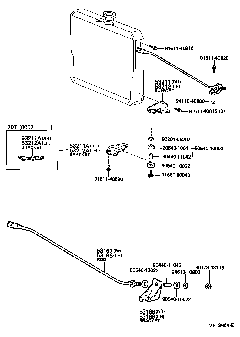 Radiator Support Wind Guide