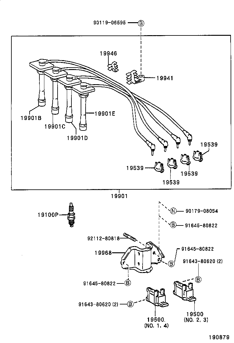 Ignition Coil Spark Plug Glow Plug