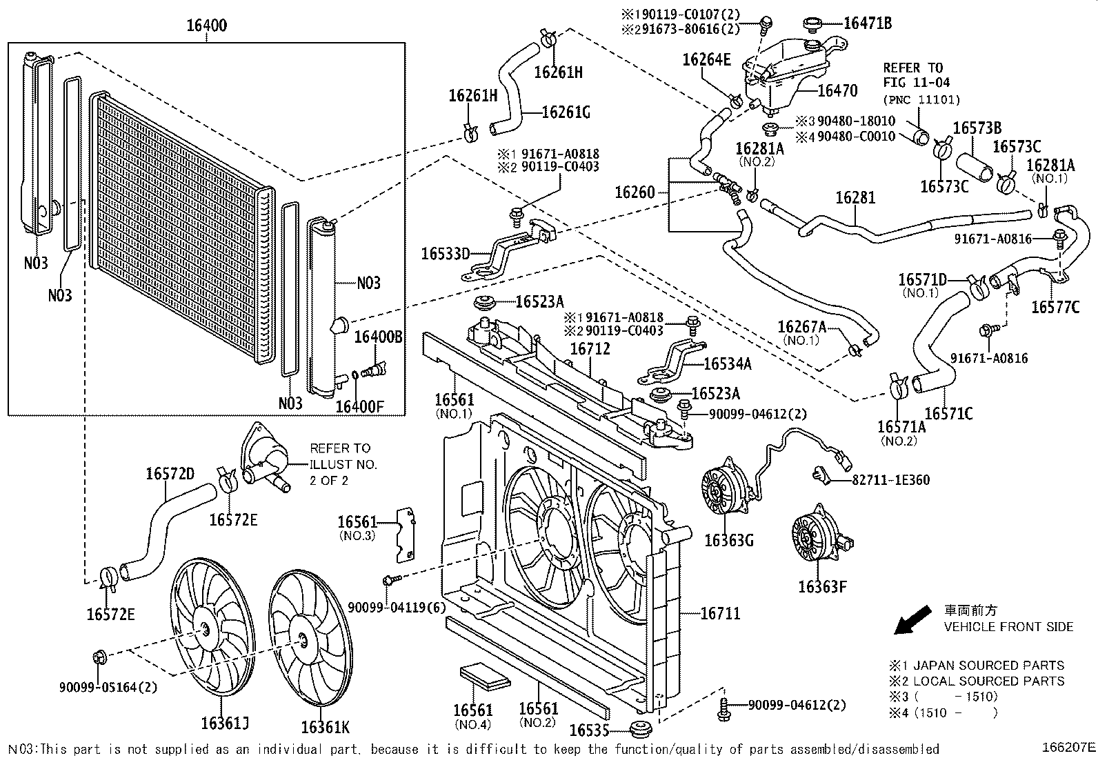 Radiator Water Outlet