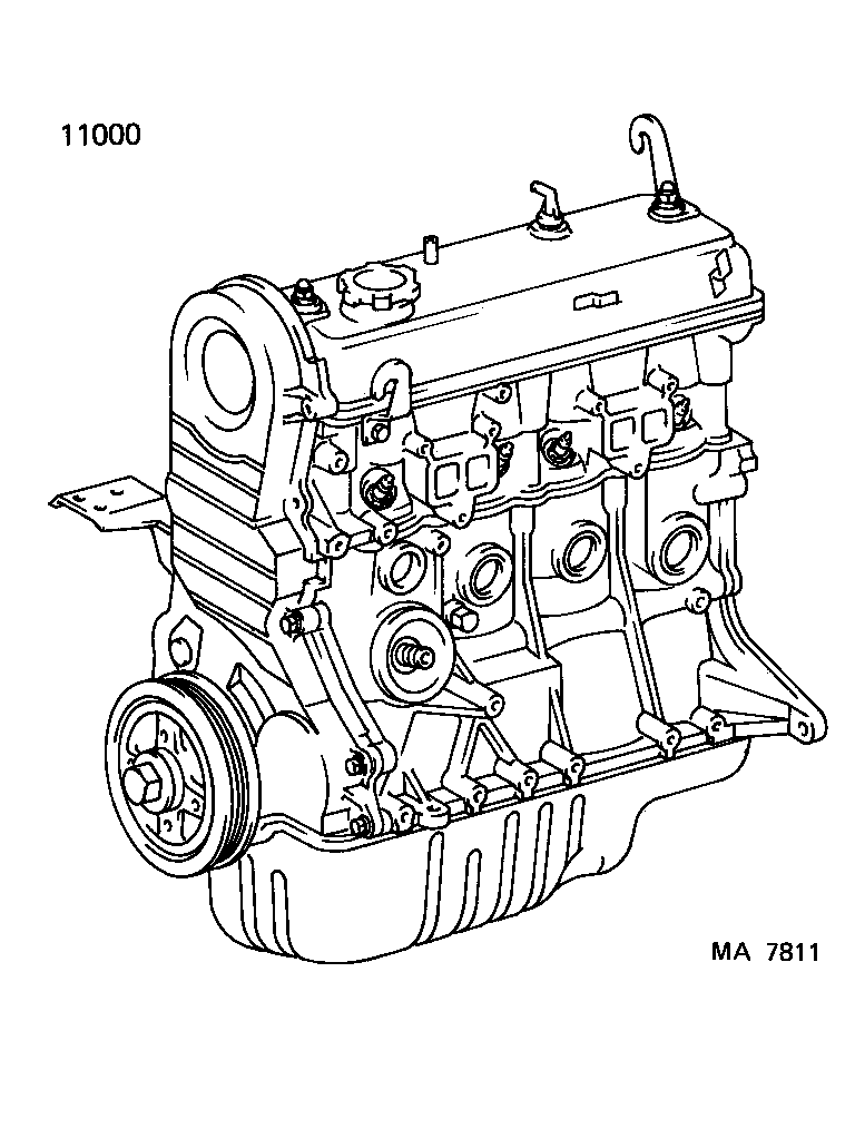 Partial Engine Assembly