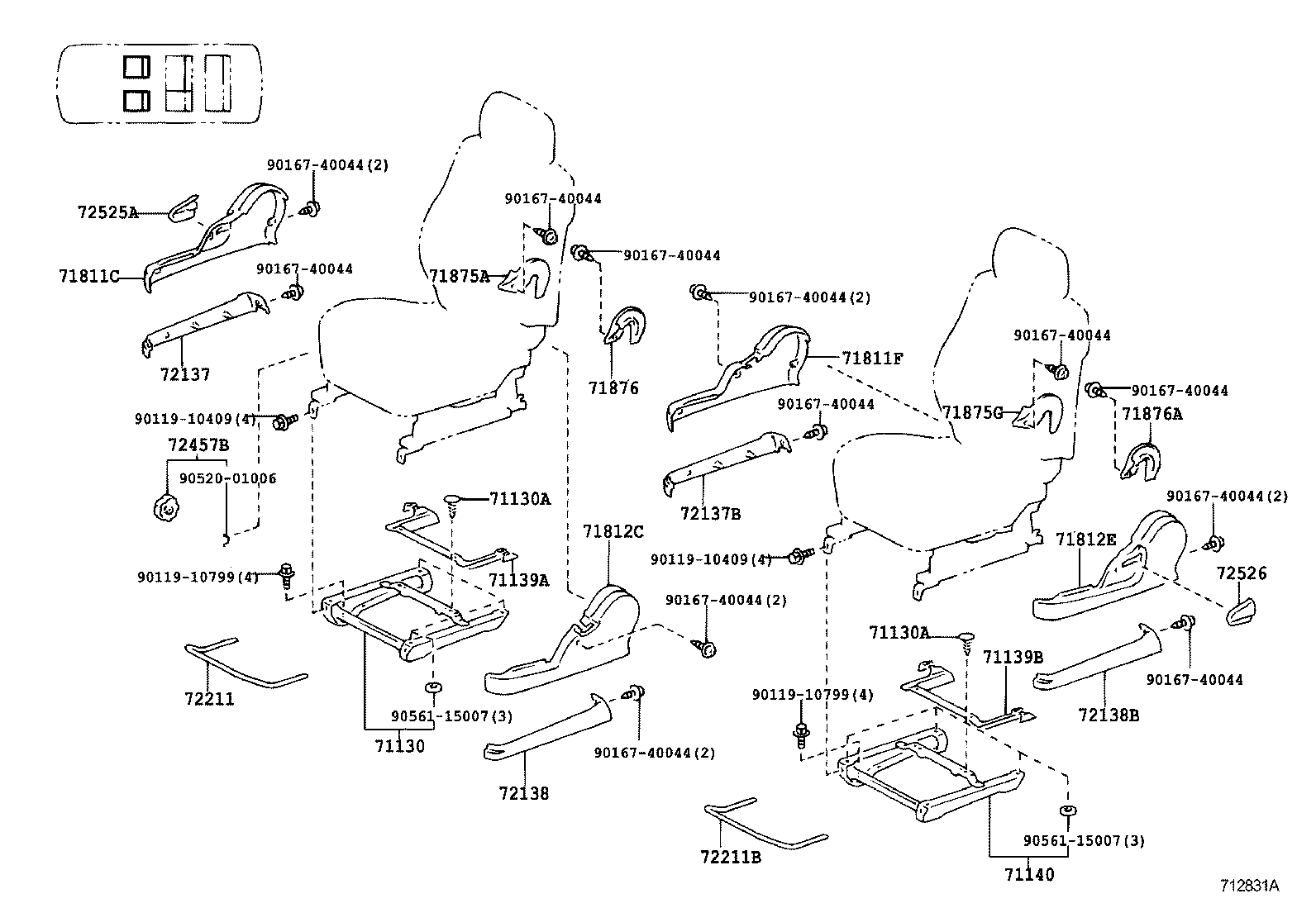 Seat & Seat Track