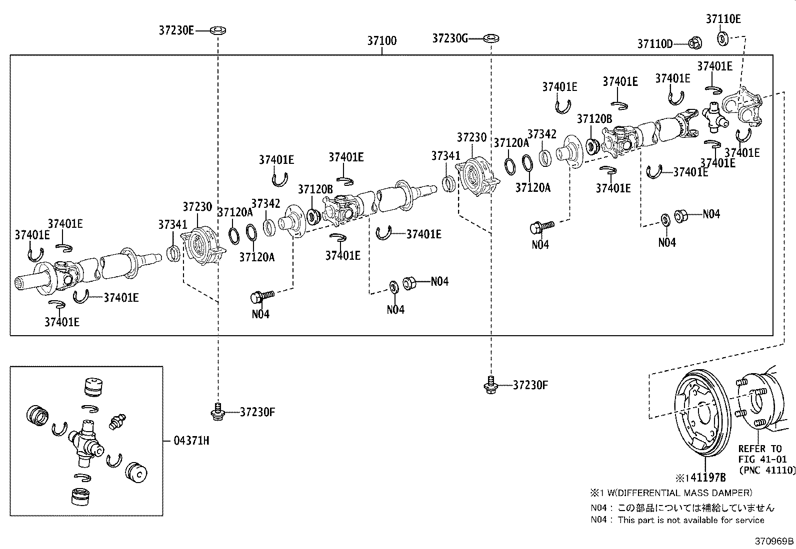 Propeller Shaft & Universal Joint