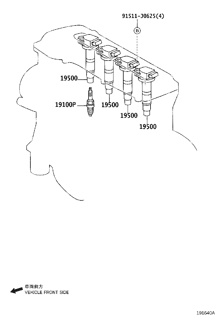 Ignition Coil Spark Plug Glow Plug