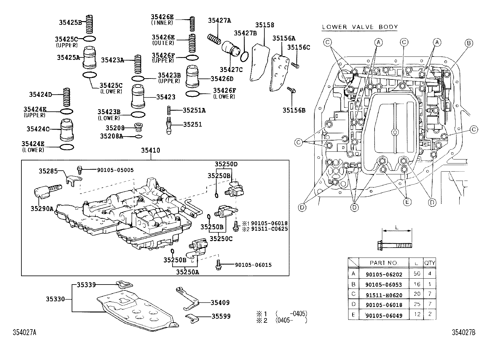Valve Body Oil Strainer