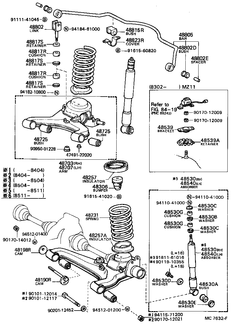 Rear Spring & Shock Absorber