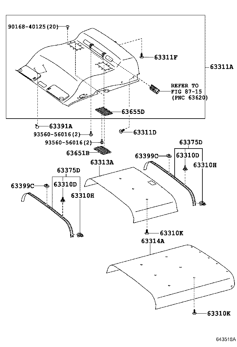 Headlining & Silencer Pad