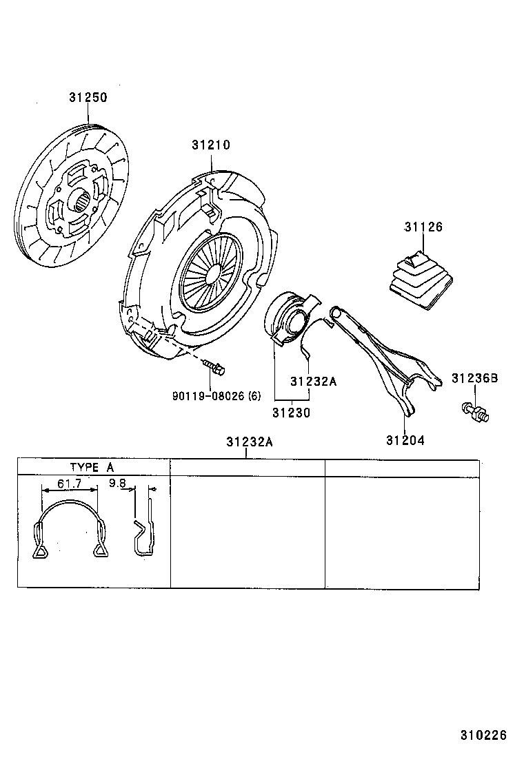 Clutch & Release Fork