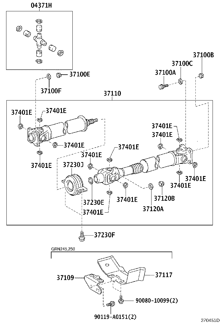 Propeller Shaft & Universal Joint