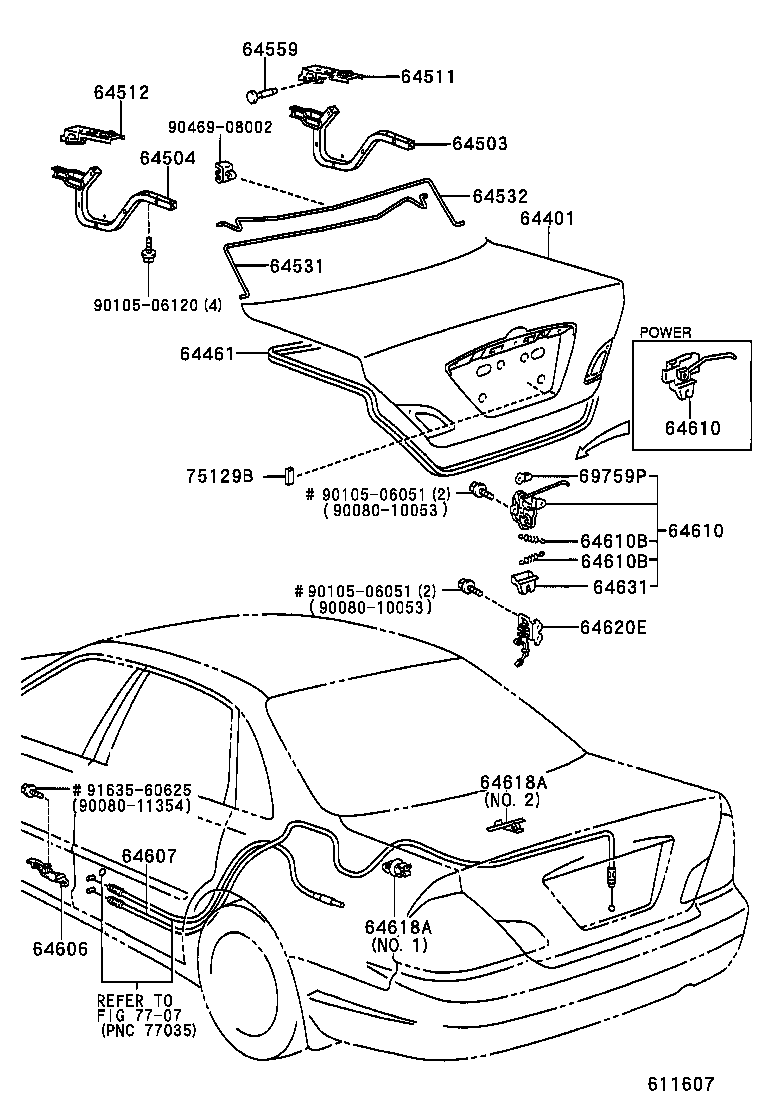 Luggage Compartment Door & Lock