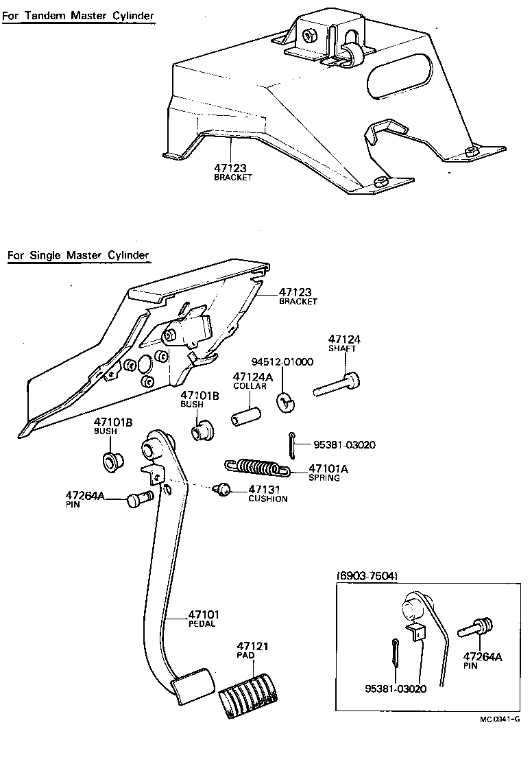 Brake Pedal & Bracket