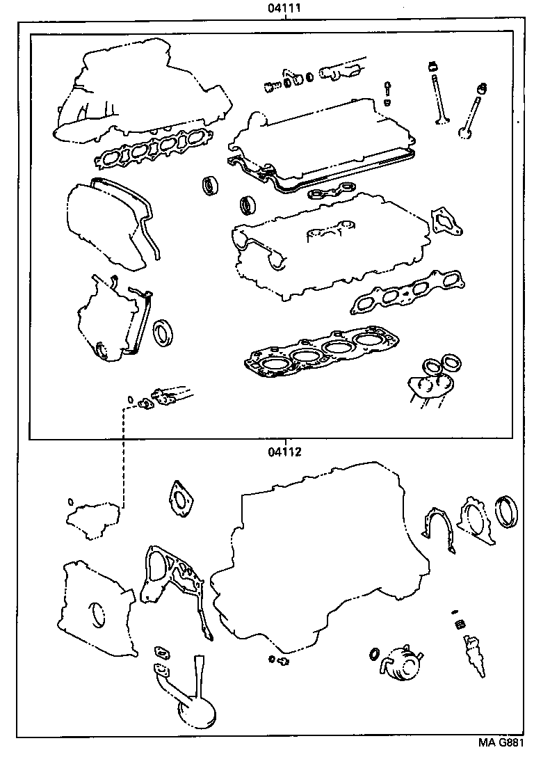 Engine Overhaul Gasket Kit