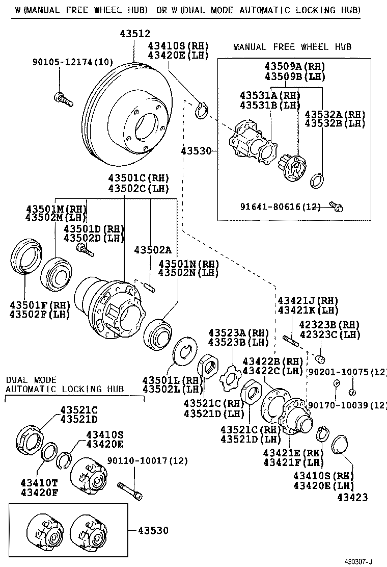 Front Axle Hub