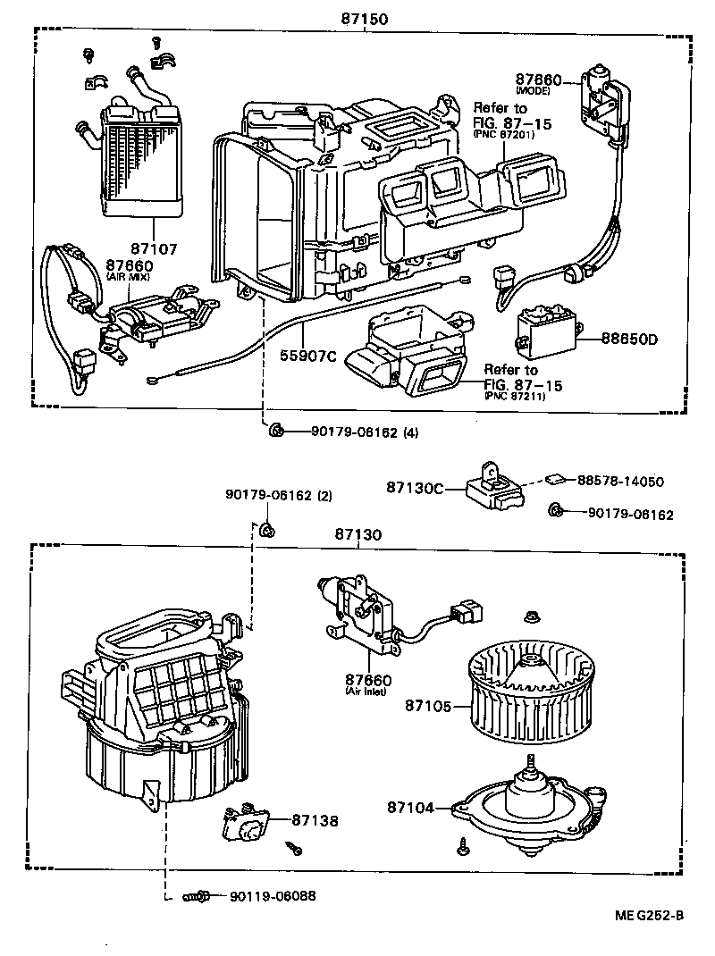 Heating Air Conditioning Heater Unit Blower