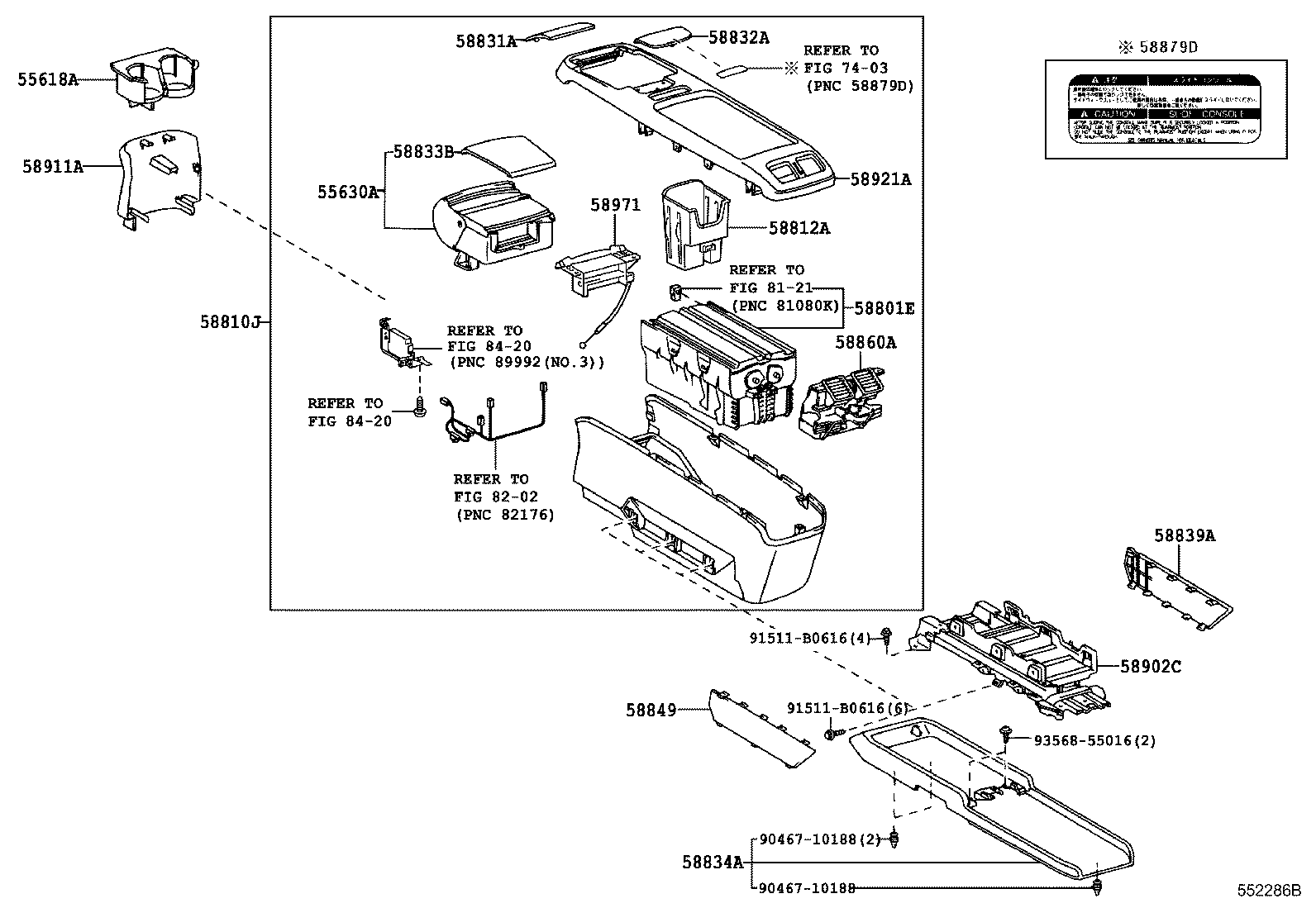 Console Box & Bracket