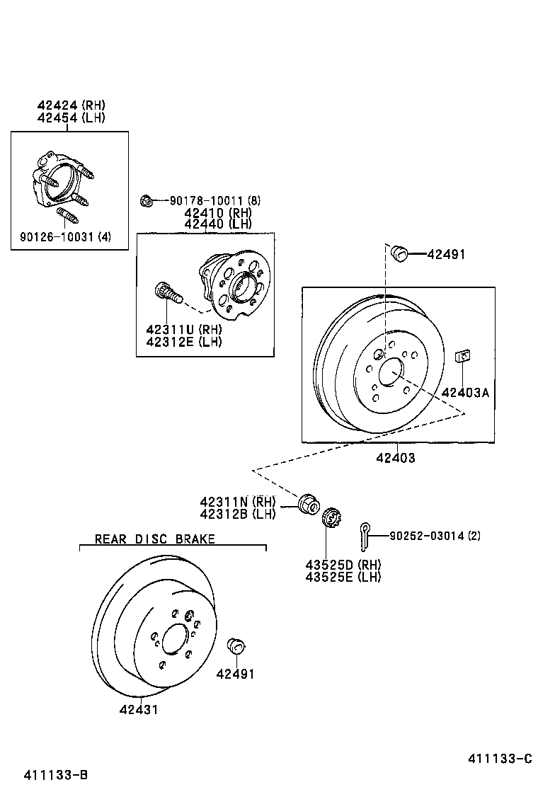Rear Axle Shaft Hub