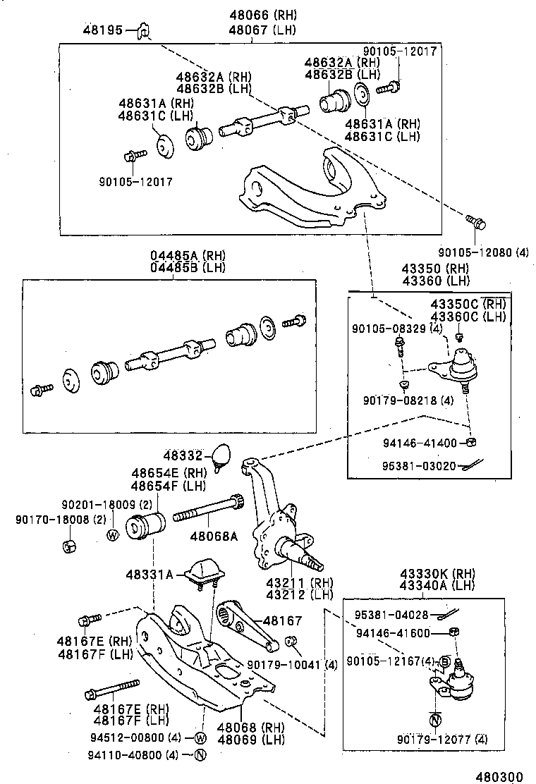 Front Axle Arm Steering Knuckle