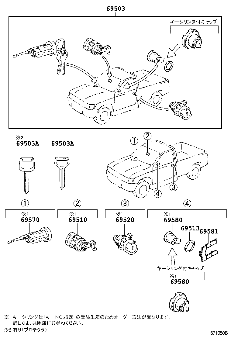Lock Cylinder Set