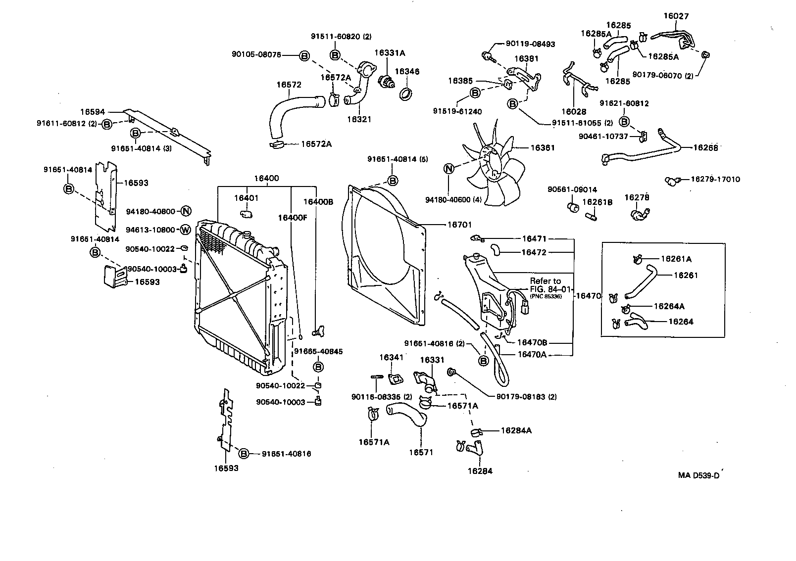 Radiator Water Outlet