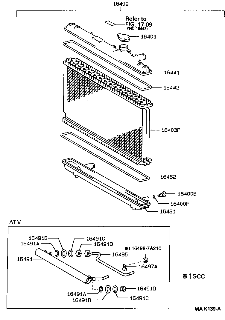 Radiator Water Outlet
