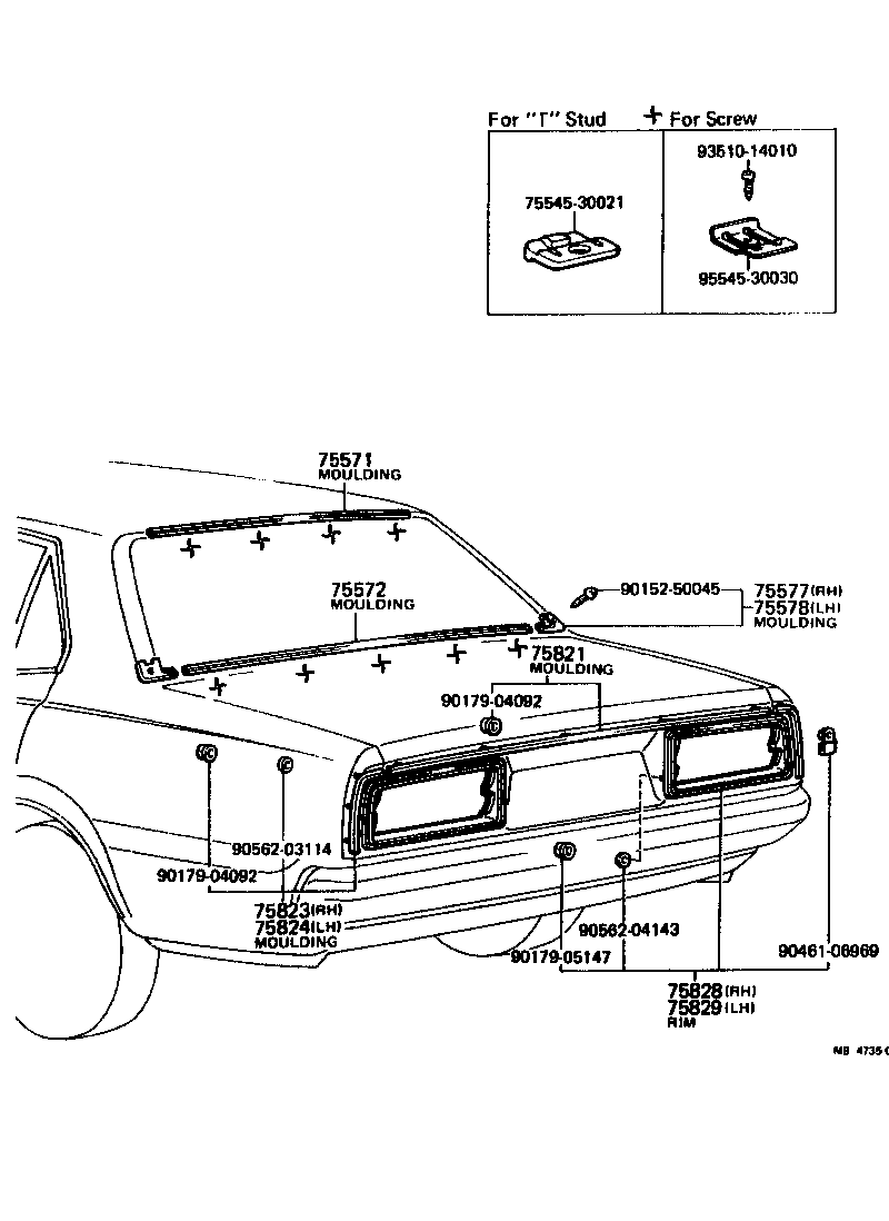 Rear Moulding