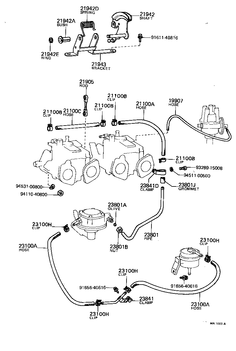 Fuel Pipe Clamp