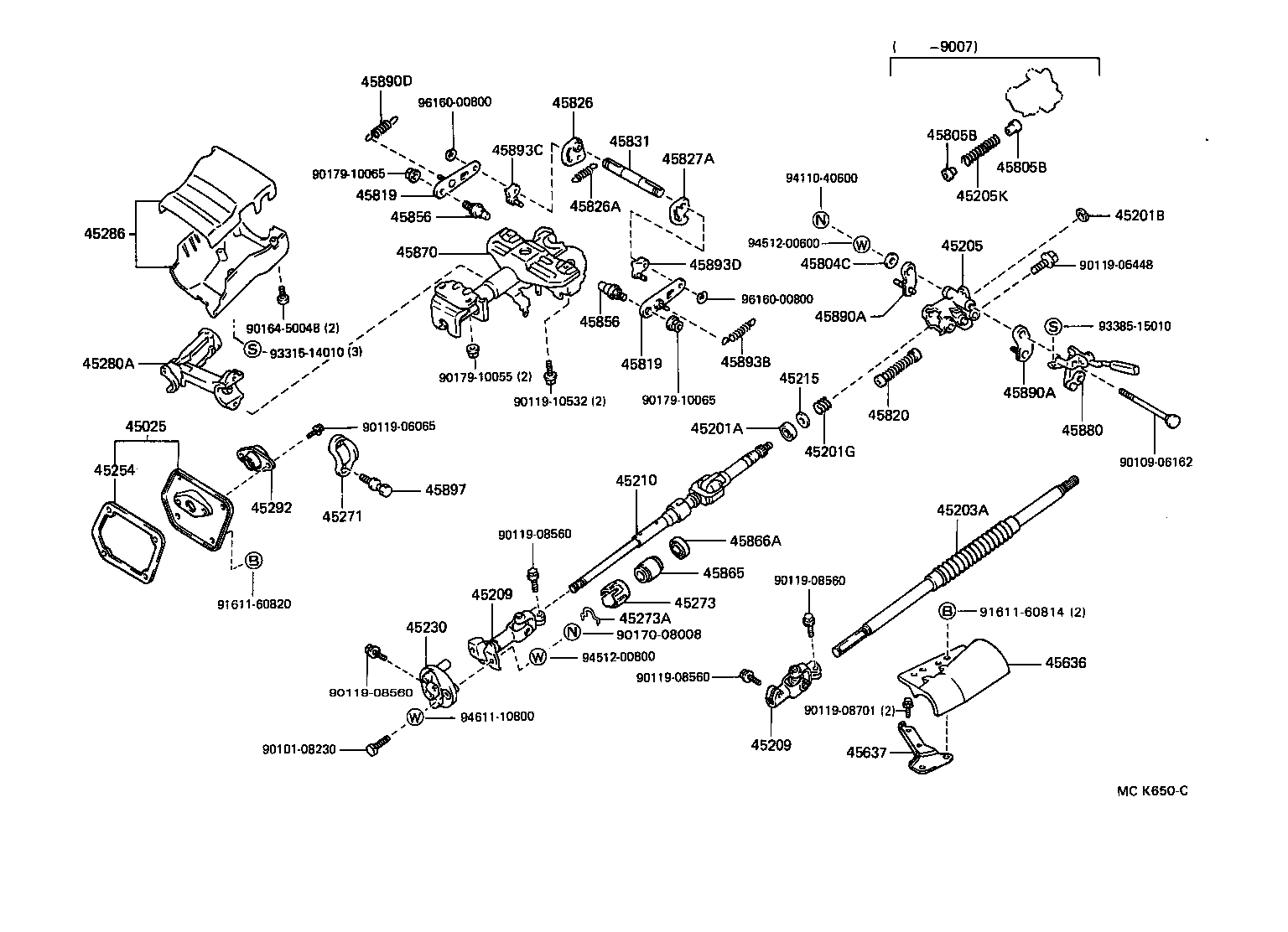 Steering Column & Shaft