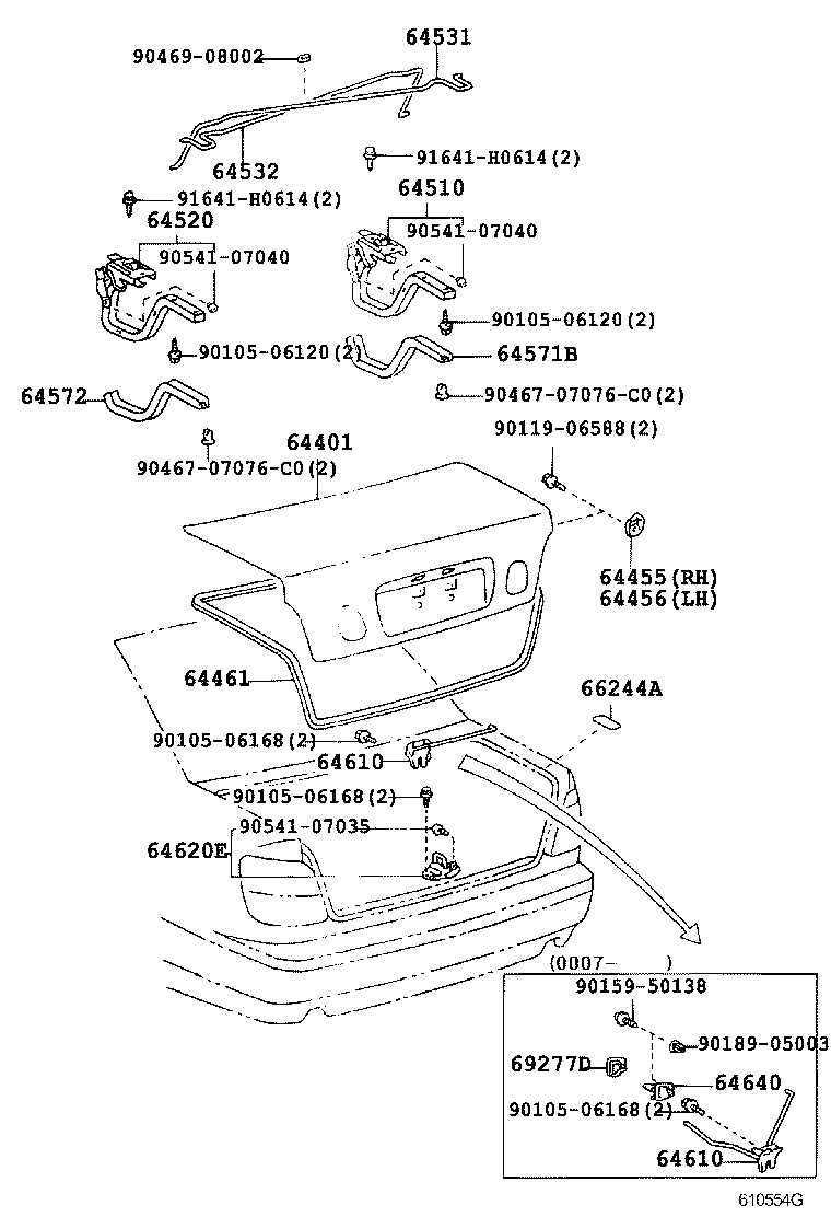 Luggage Compartment Door & Lock