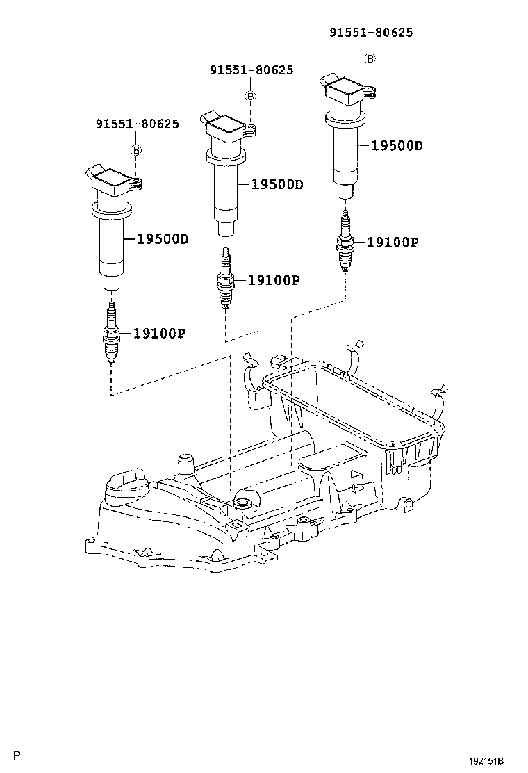 Ignition Coil Spark Plug Glow Plug
