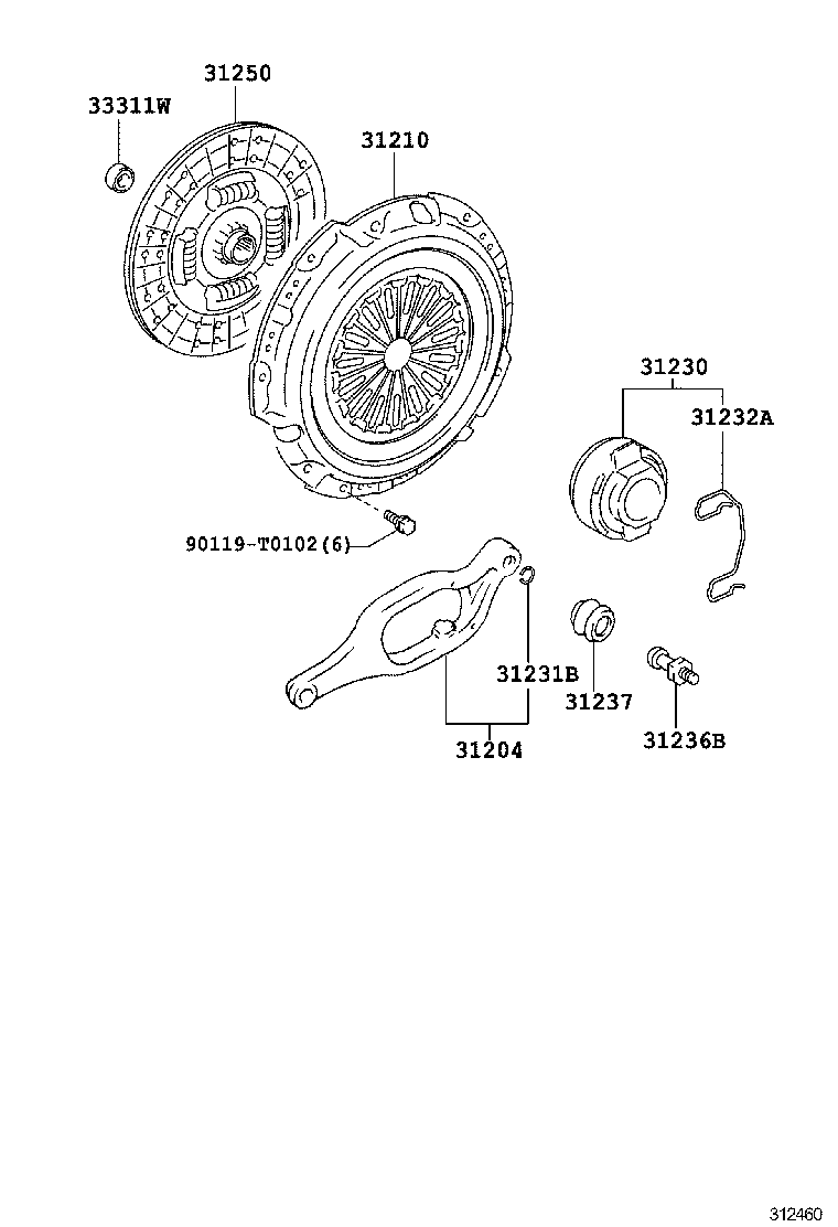 Clutch & Release Fork