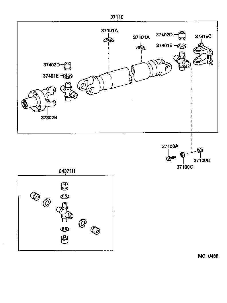 Propeller Shaft & Universal Joint