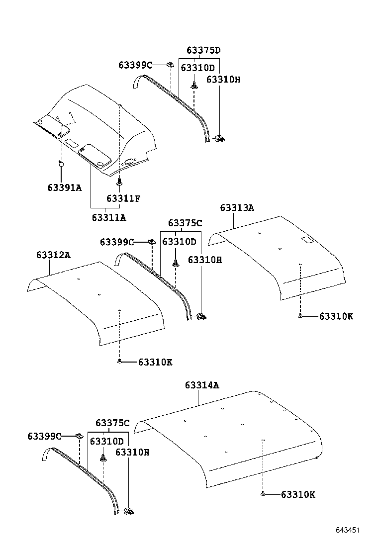 Headlining & Silencer Pad