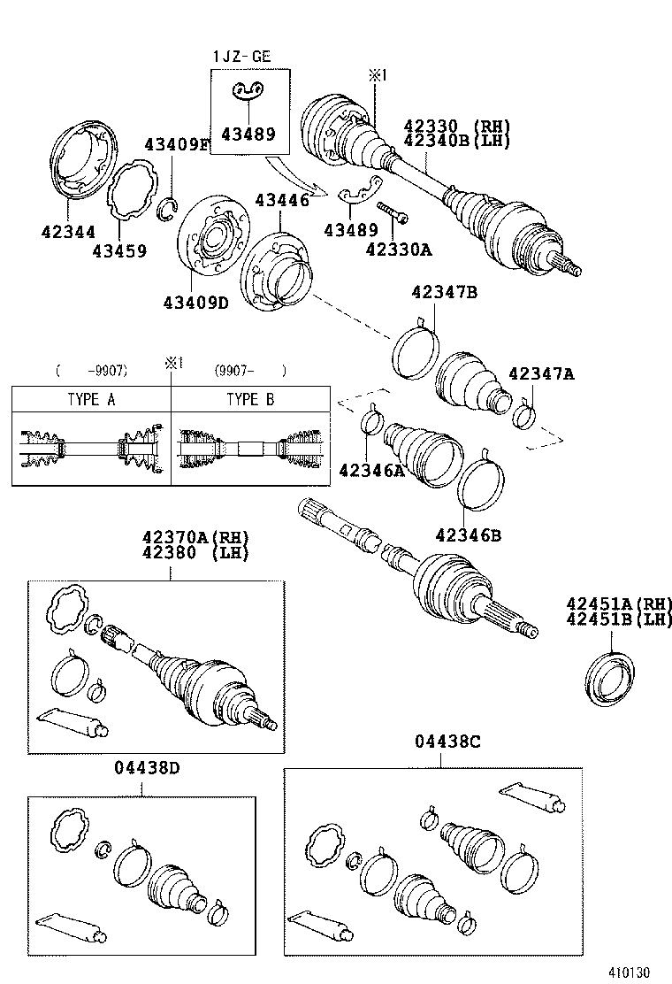 Rear Axle Shaft Hub