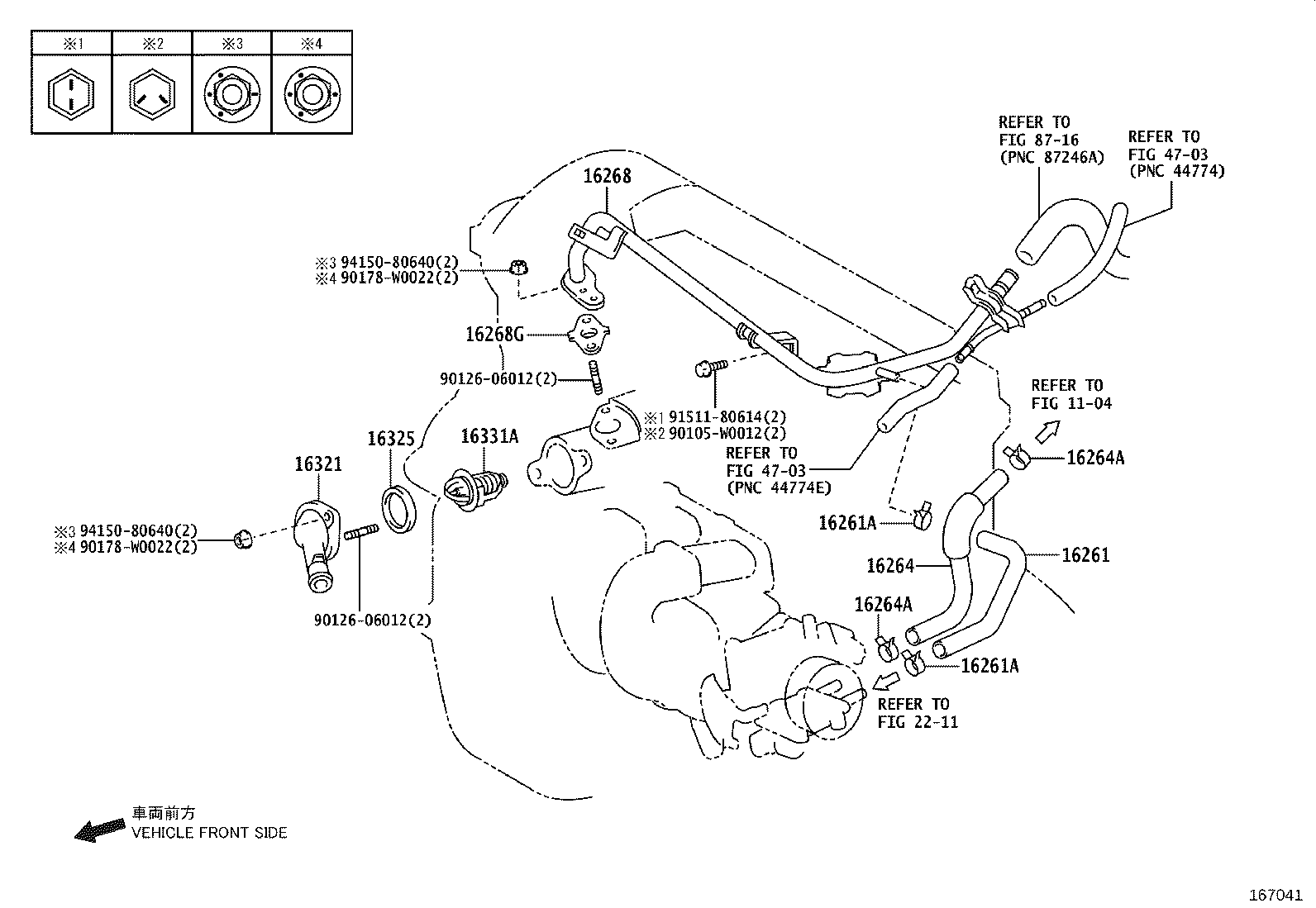 Radiator Water Outlet