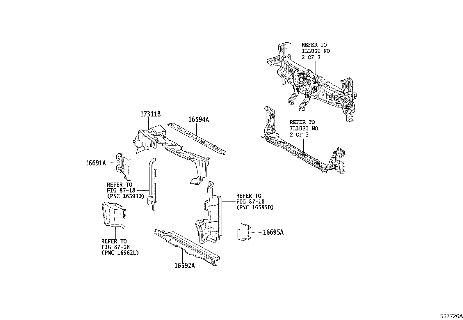 Front Fender Apron Dash Panel