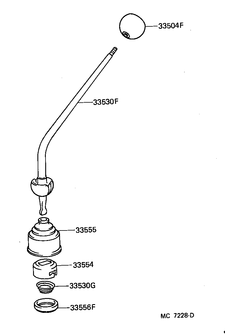 Shift Lever & Retainer