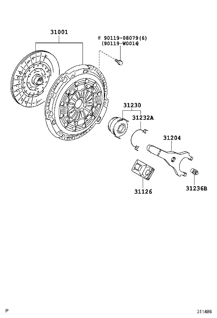 Clutch & Release Fork