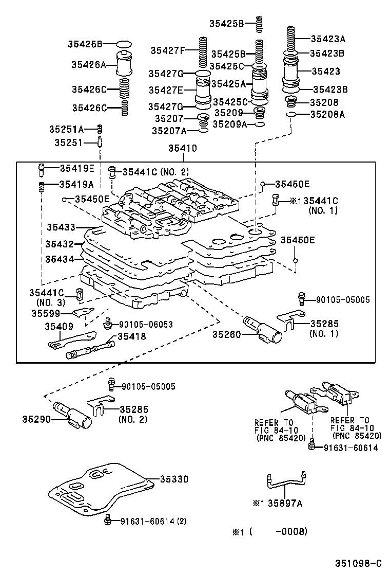 Valve Body Oil Strainer