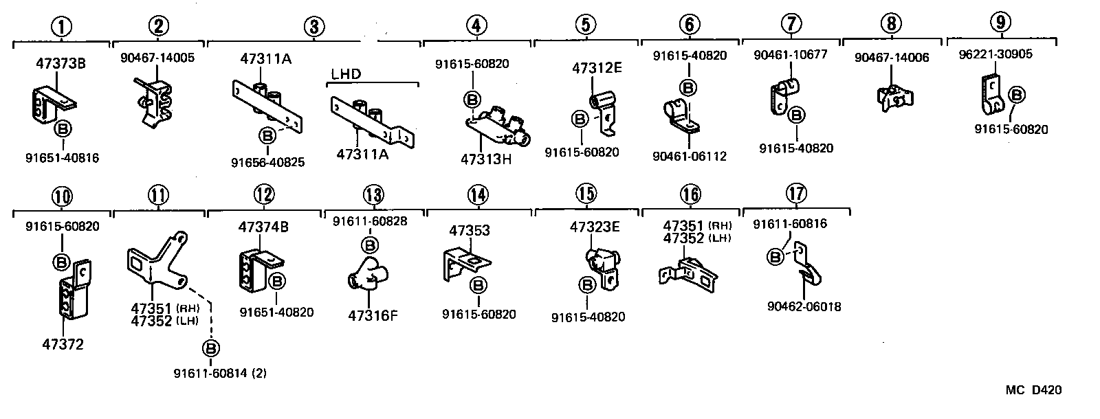 Brake Tube Clamp