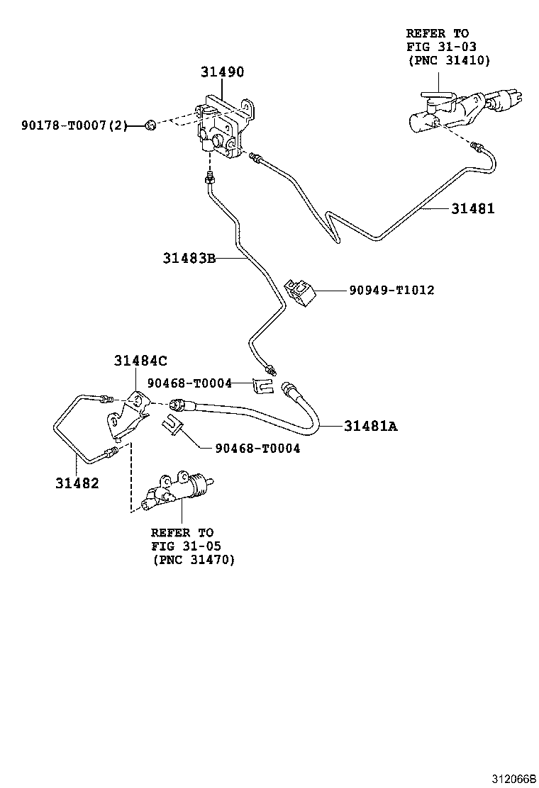 Clutch Pedal Flexible Hose