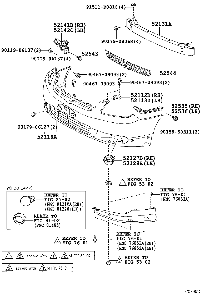 Front Bumper Bumper Stay