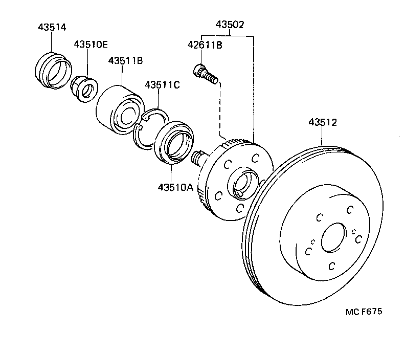 Front Axle Hub