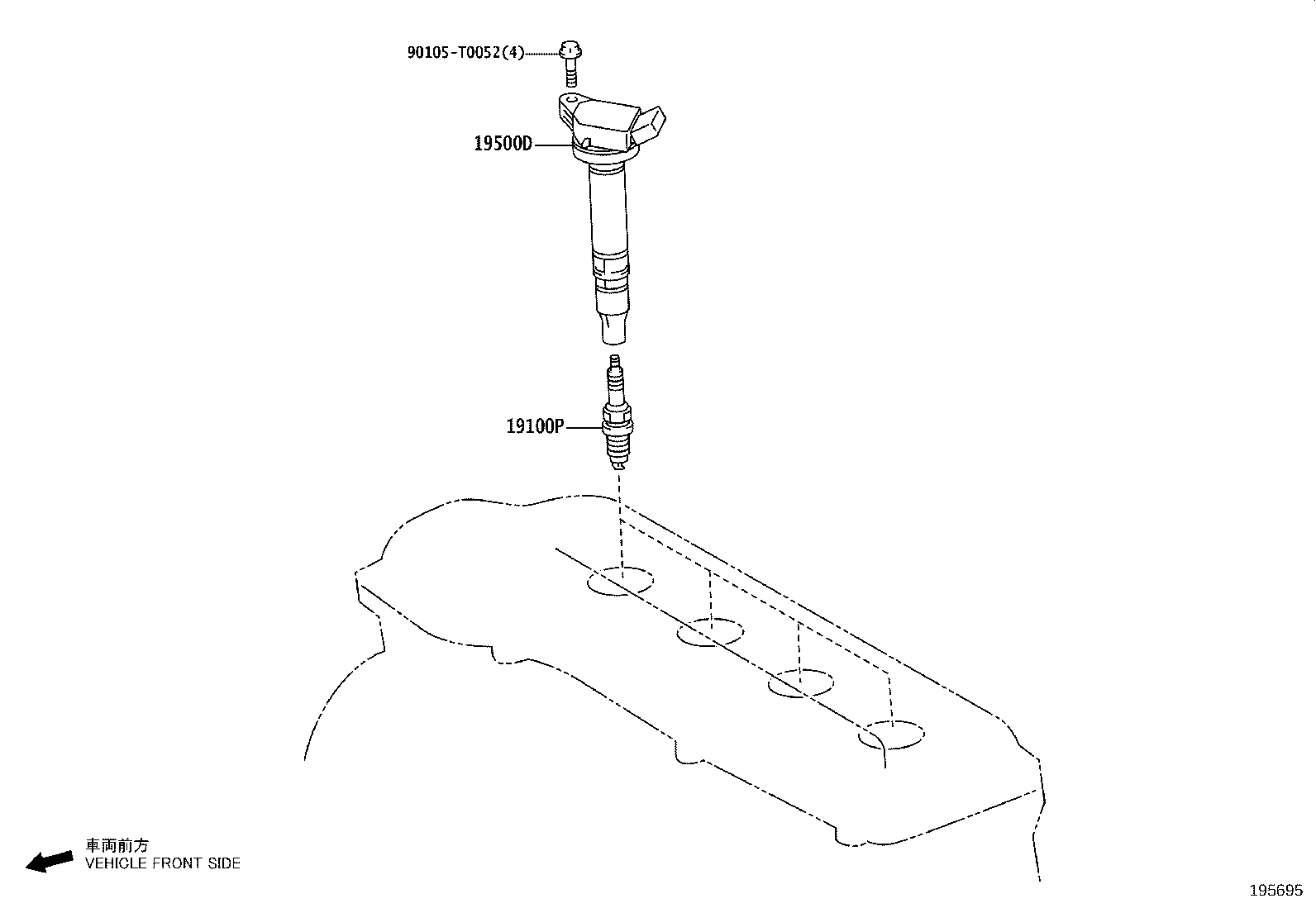 Ignition Coil Spark Plug Glow Plug