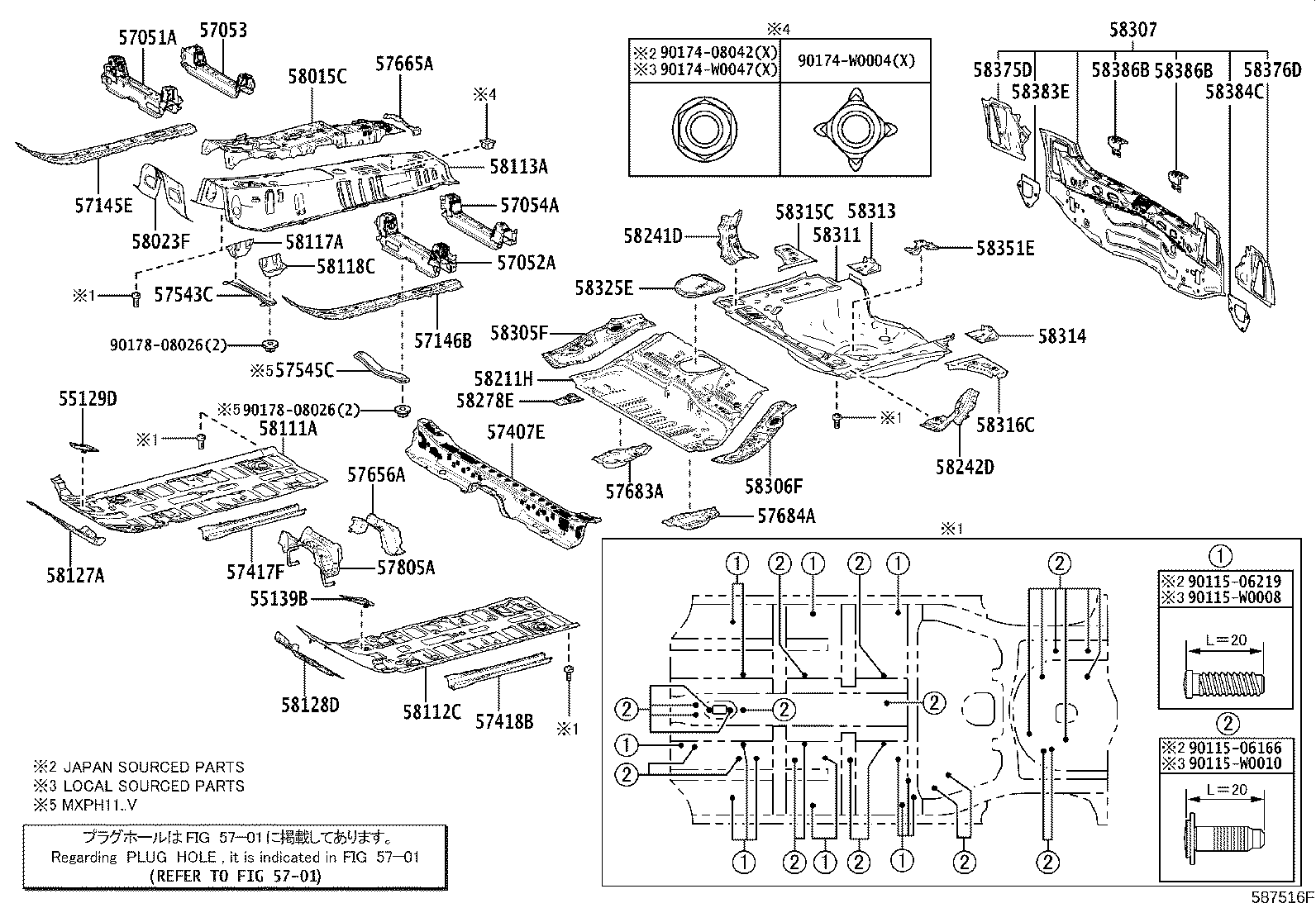 Floor Pan & Lower Back Panel