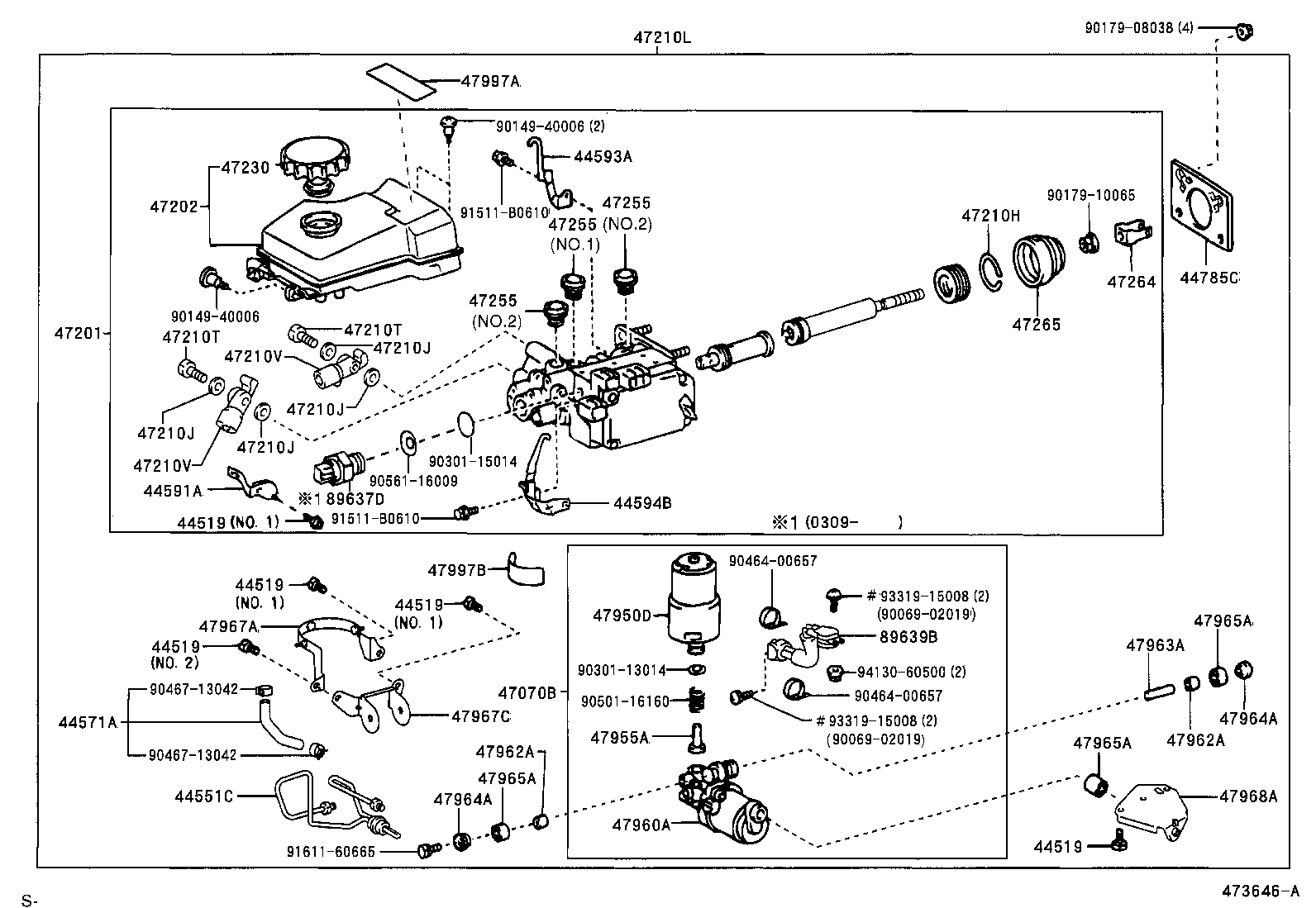 Cilindro maestro del freno