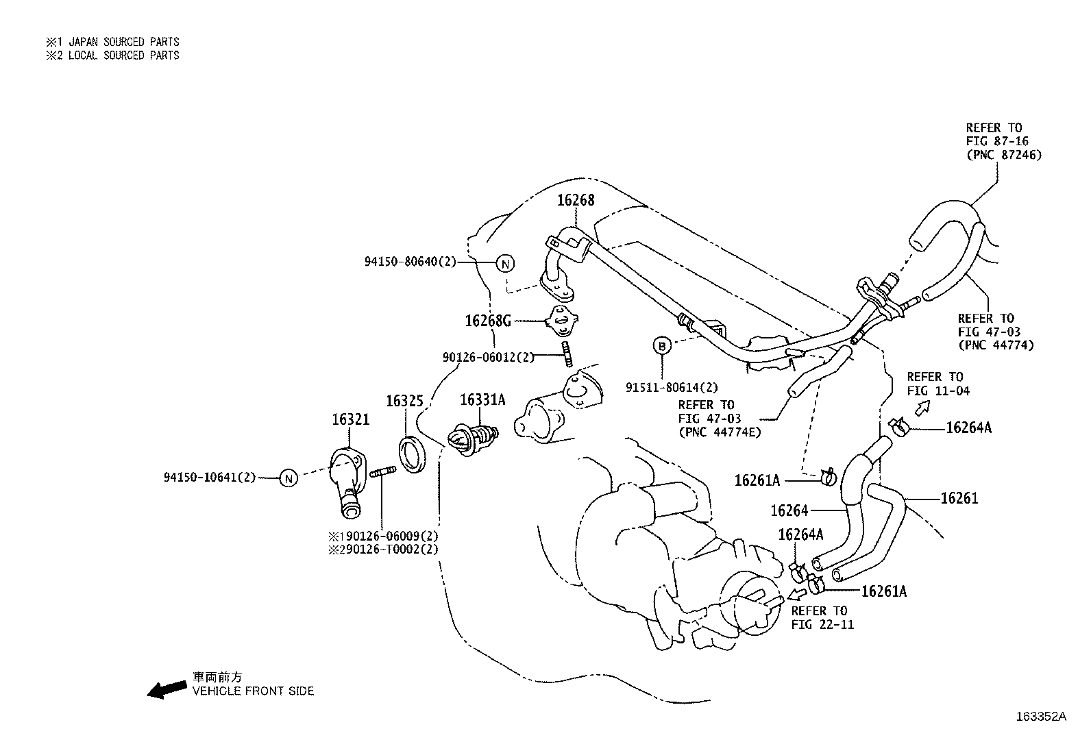Radiator Water Outlet