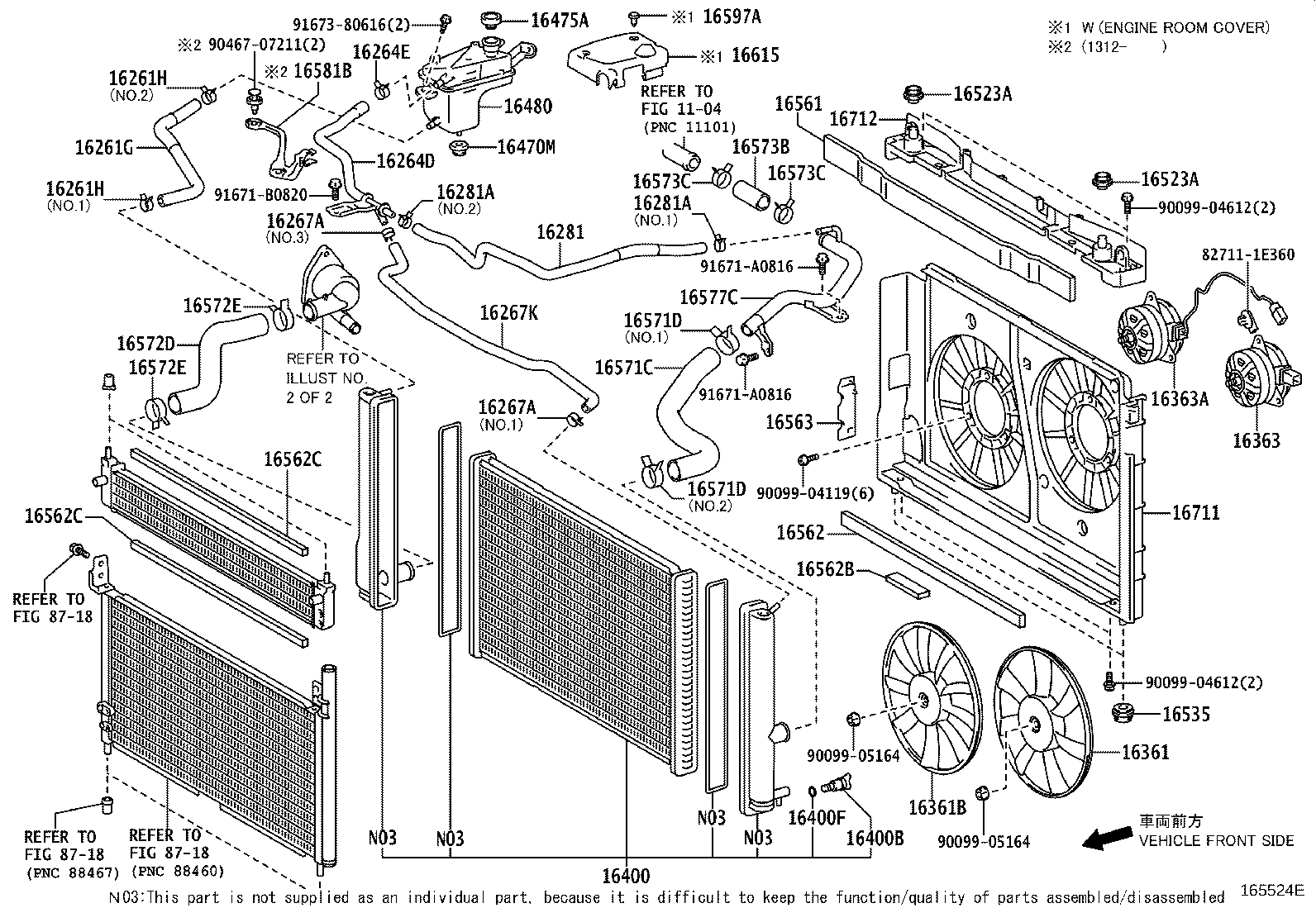 Radiator Water Outlet