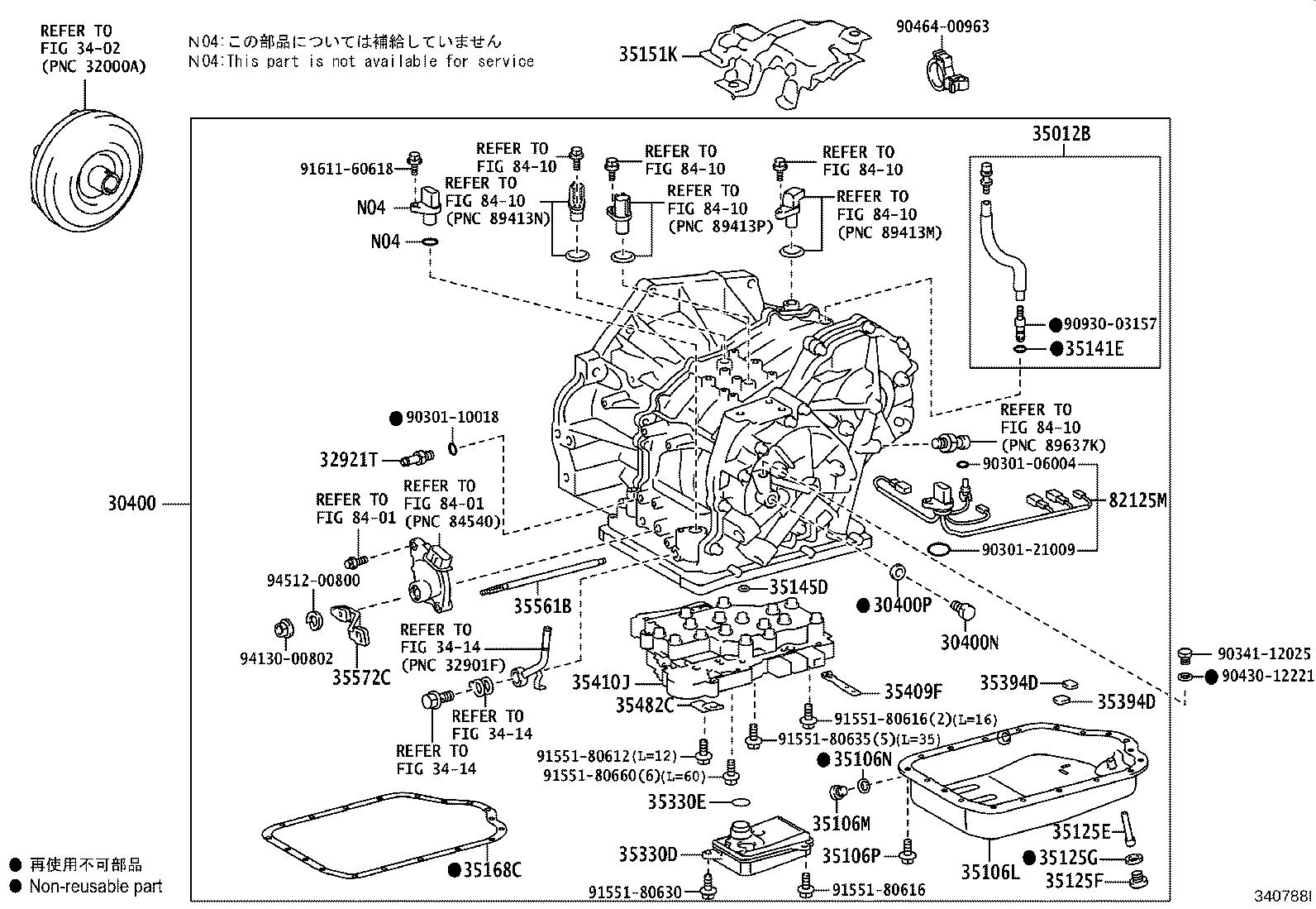 35410-28482 Body Assy, Transmission Valve Toyota | YoshiParts