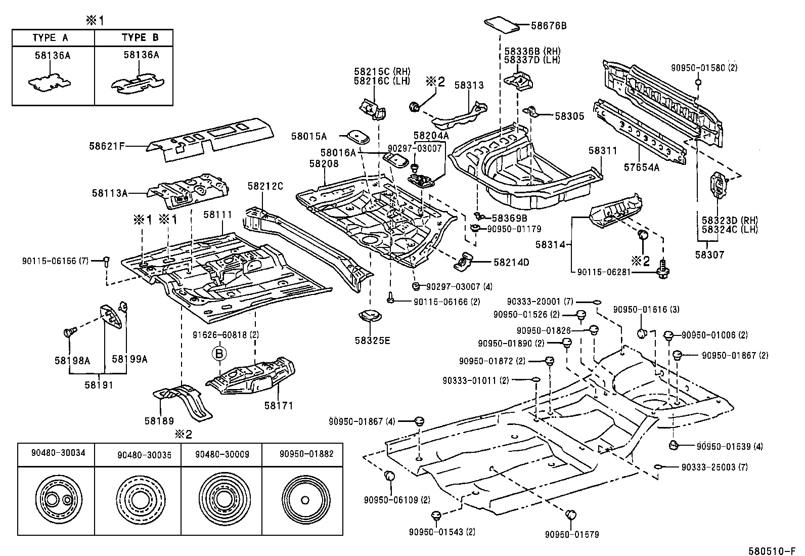 Floor Pan & Lower Back Panel