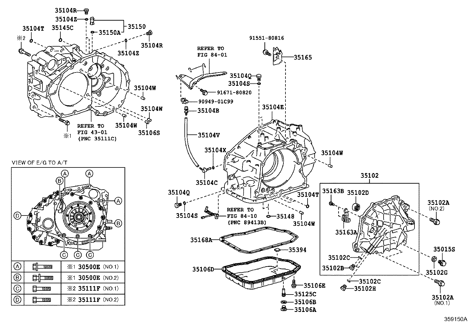 Transmission Case & Oil Pan